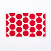 Benetton Bathmat 50x80cm 1000Gsm 100% Cotton Red Dots FW23 Be | BE-2174